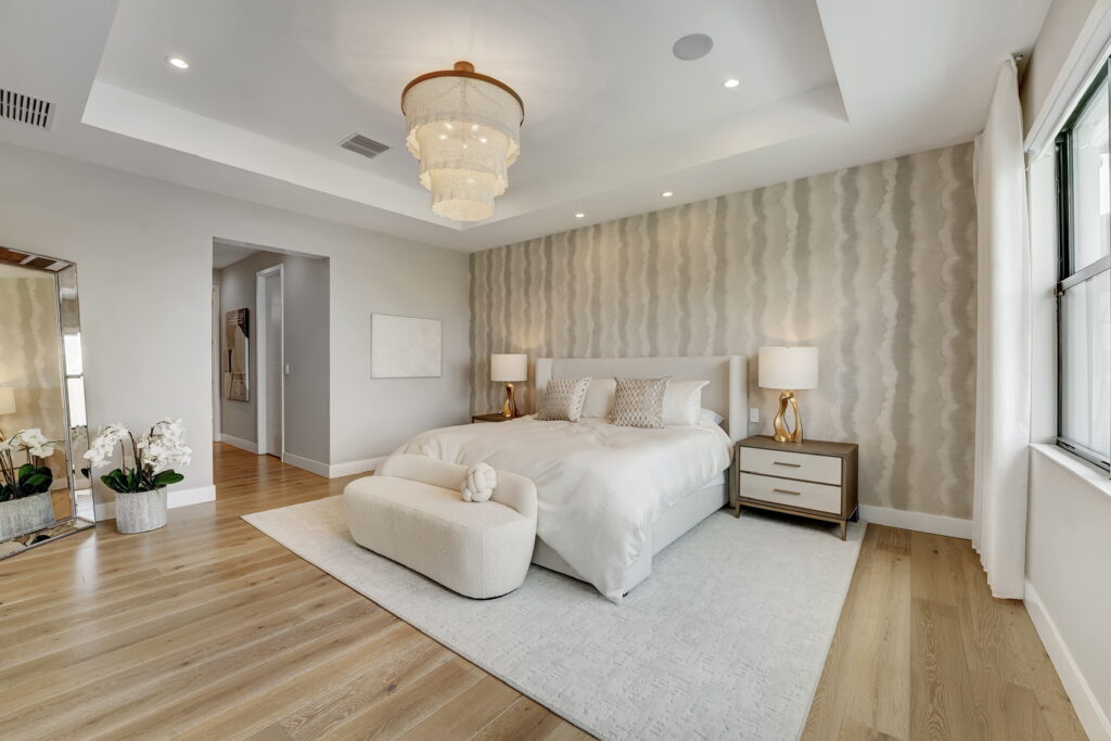 Eclectic Contemporary Oasis Master Bedroom
