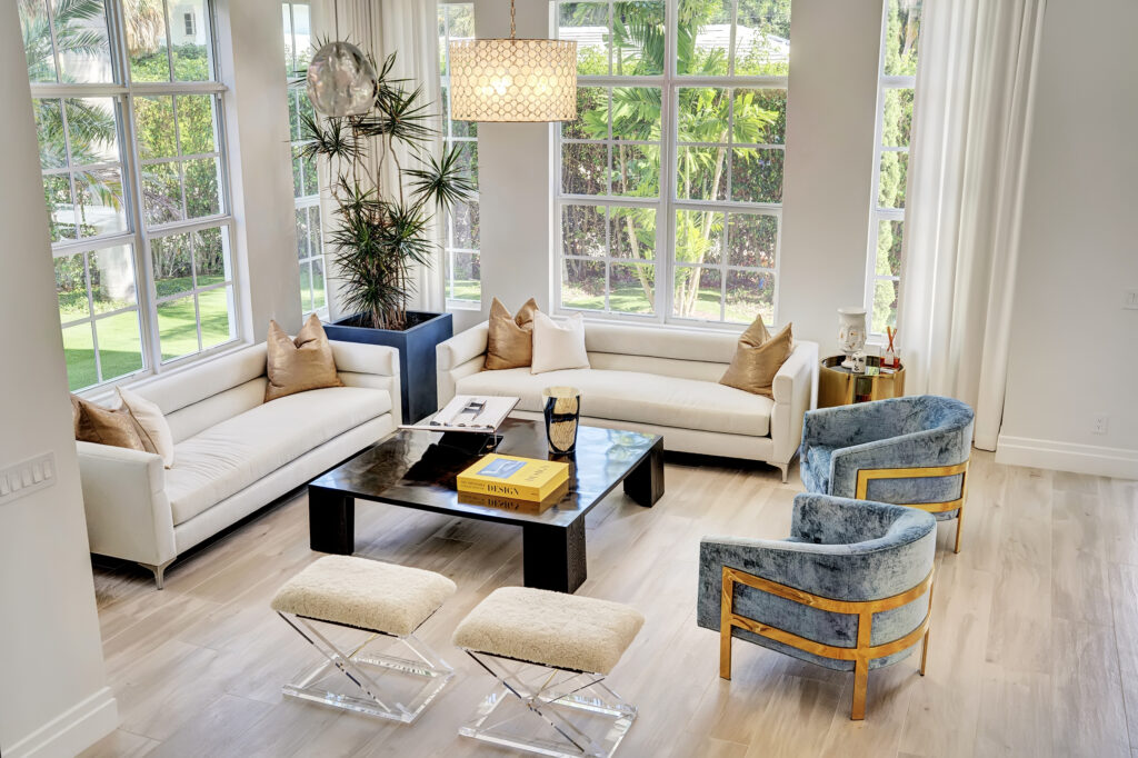 Rustic Modern Masterpiece Living Room